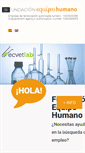 Mobile Screenshot of fundacionequipohumano.es